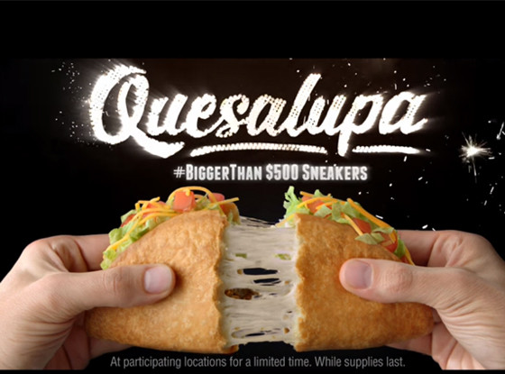 Taco Bell, Quesalupa, Super Bowl 50 Taco Bell, Quesalupa, Super Bowl 50